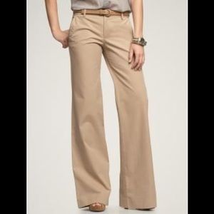 Gap perfect khaki wide leg trouser Size 8R